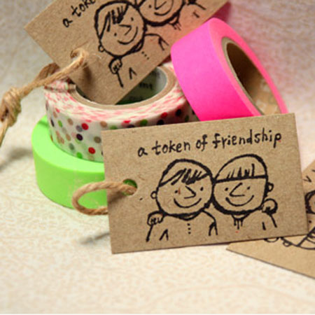 yamakami-letters GIFT TAG ギフトタグ・荷札　a token of friendship
