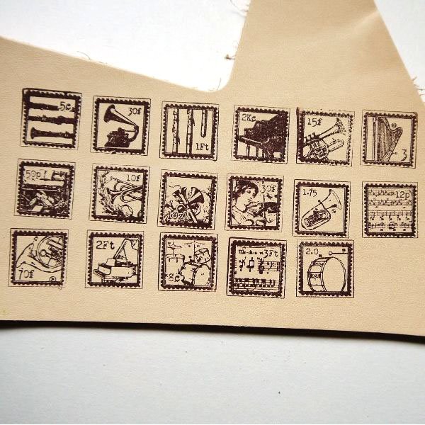 画像2: THE LETTERS オリジナル切手スタンプ 音楽  (2)
